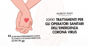 Scopri di più sull'articolo Marco  Post regala 1.000 trattamenti per gli operatori sanitari